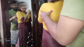 fuck my step-sister while she doing makeup for party