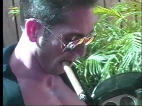 Guys ass bent over and fucked hard with big dick