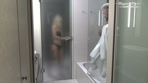 behind the scenes of caroline de jaie morning sex before gym