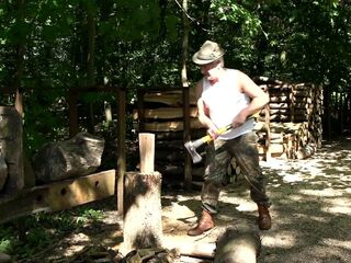 Breasty tattooed mother I'd like to fuck pounded outdoor in her twat