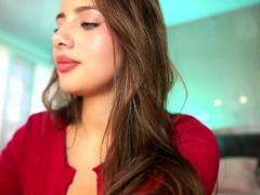 Young amateur teen in solo masturbation getting kinky