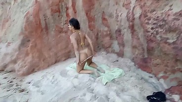 YURI GAÚCHO - Having sex on the beach outdoors in nature