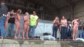 Abate Of Iowa 2015 Thursday Finalist Hot Chick Stripping Contest At The Freedom Rally - NebraskaCoeds