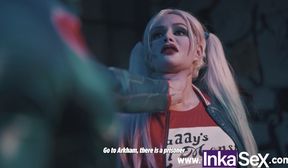superman shoves harley quinns bat into his anus to save the world