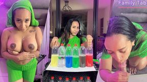 Sexy Stepmonster's Steamy Tiktok Bottle Bash with Leyne Rodriguez