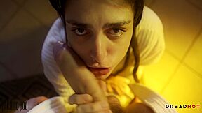 Dick Woke Up Ringing Alarm And Dread Hot Hung Up Sitting Without Snooze Button, In Fur And Without Pity