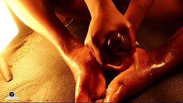 Petite black babe Lola Black exposes her round, curvy body and shows off