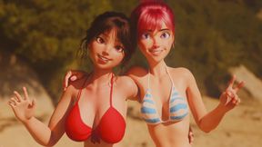 College Girl Huge Squirting Orgasm after Yoga Lesson (Full 3D Animation) HQ