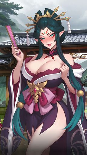 Harem Fantasy - Kinky Ninja Scroll Gameplay Part 1 - Entering the Village of Kagura