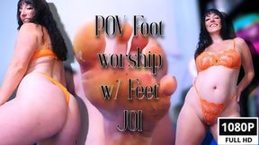 POV Foot worship w Feet JOI wmv