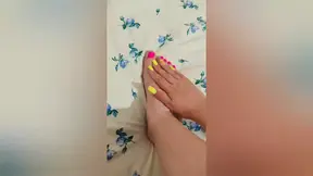 My stepsister when she got out of the shower decided to take video on her phone of her little legs - Luxury Orgasm