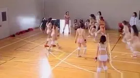 JAV Stars Go Wild in Steamy Basketball Orgy - 6+ Part Series