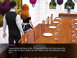 Banging Lemon on the dining table • DUSKLIGHT MANOR #89