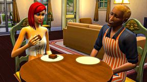 she invited his neighbor to a cake and turned into sex