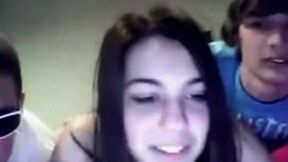Webcam clip with me getting my pussy fingered by two lads