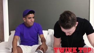 TwinkTop- Cole Blue sucks every inch of Latin jock Milo Miles’ dick
