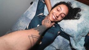 sharing bed with with step brother after school - nati roza