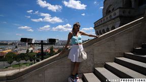 a day with veronica leal: sightseeing, anal fucking, creampies