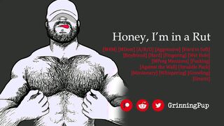 Grinning Pup gets off on being alpha & degrading his manhood