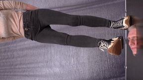Floor-face crushed under Converse sneakers (part 2 of 3), flo616x 1080p