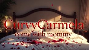 Step-Mommy Starts Alone - Then Step-Son Joins to Massage and Watch Her