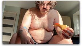 Overstuffing My Belly With Pizza
