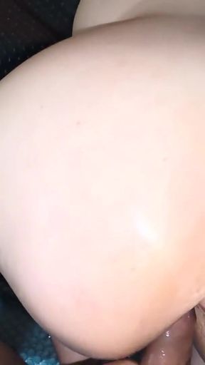 My asshole swallows slices of ham and refuses to expel them, while my man destroys it   Clip 1