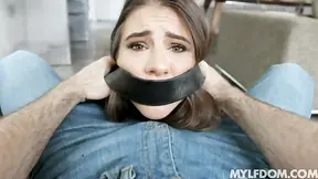 Submissive brunette gets dominated and fucked after making a simple kitchen mistake