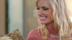 Elsa Jean's hot lesbian fuck with MILF and stepmom combo
