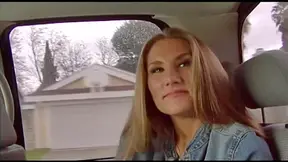 Stunning slut gets her mouth filled with a big black cock