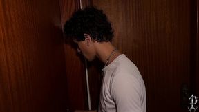 working hard (complete) job interview with a young intern where he demonstrates his willingness to work hard for his boss