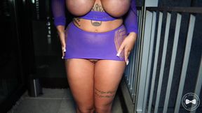 Night Time Balcony Fuck Session with Lola Bonita