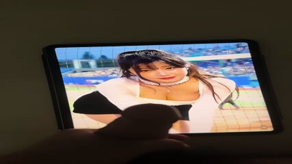 Korean cheerleader Lee Jueun cumtribute
