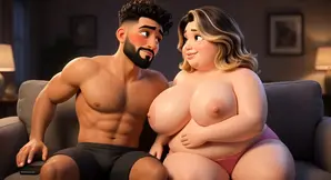 Animated couple's steamy session for lost keys
