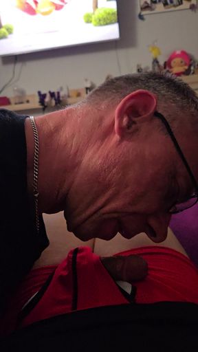 Just horny cock sucking