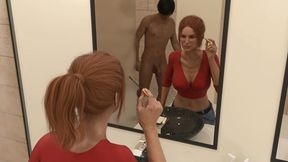 My Stepbrother&#039;s Wife #58 - Jennifer was looking at John &#039;s cock while he picked up the towel - Demo