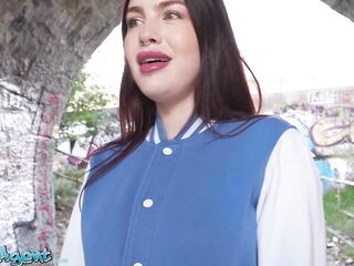 Public Agent Large lips large breasts POV oral-sex hardcore sex glamorous stranger with flawless body