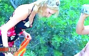 Skinny french blonde starla-candy hunts for cock in nature pov, gets fucked by phil hollyday