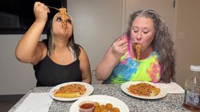 Birthday Mukbang with Phoenix Stacy and Goddess Cutie 4k MP4