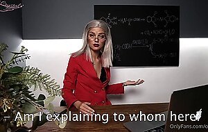 Owl crystal, super honey blonde teacher sucks friend's son