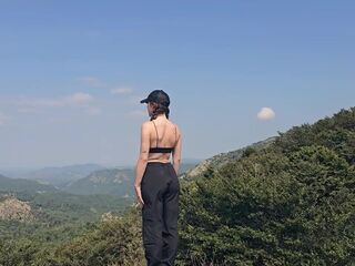 my superlatively good ally interrupted my hike and drove me to drain his nuts in the mountains - little arden