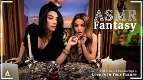 Trans Fortune Teller Ariel Demure Slides Her Fortune Into Satisfied Customer