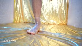 Condom stockings fetish