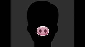 Turning the Pig into a self suck milking machine JOI CEI HUMILIATION By FEMCAN WITCH LANA