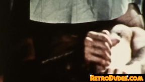 Horny vintage police rides convict cock between the bars