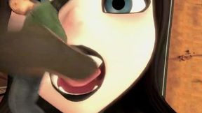 Biggest giantess devoured an entire bus anus style!