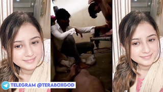 punjabi damsel enjoy stiff gang-bang pulverizing with buddies Telegram @TeraboxGod