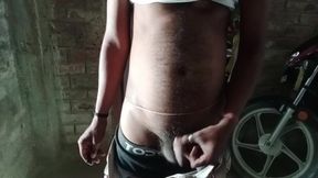 Musterbatiyon Indian Indian Boy Shakes His Dick