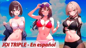 Anime Trio Tempts You Into a Steaming JOI Fantasy Playground
