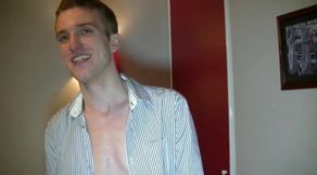 Lovely twink with XXL dick fuck bareback and creampie his best friend